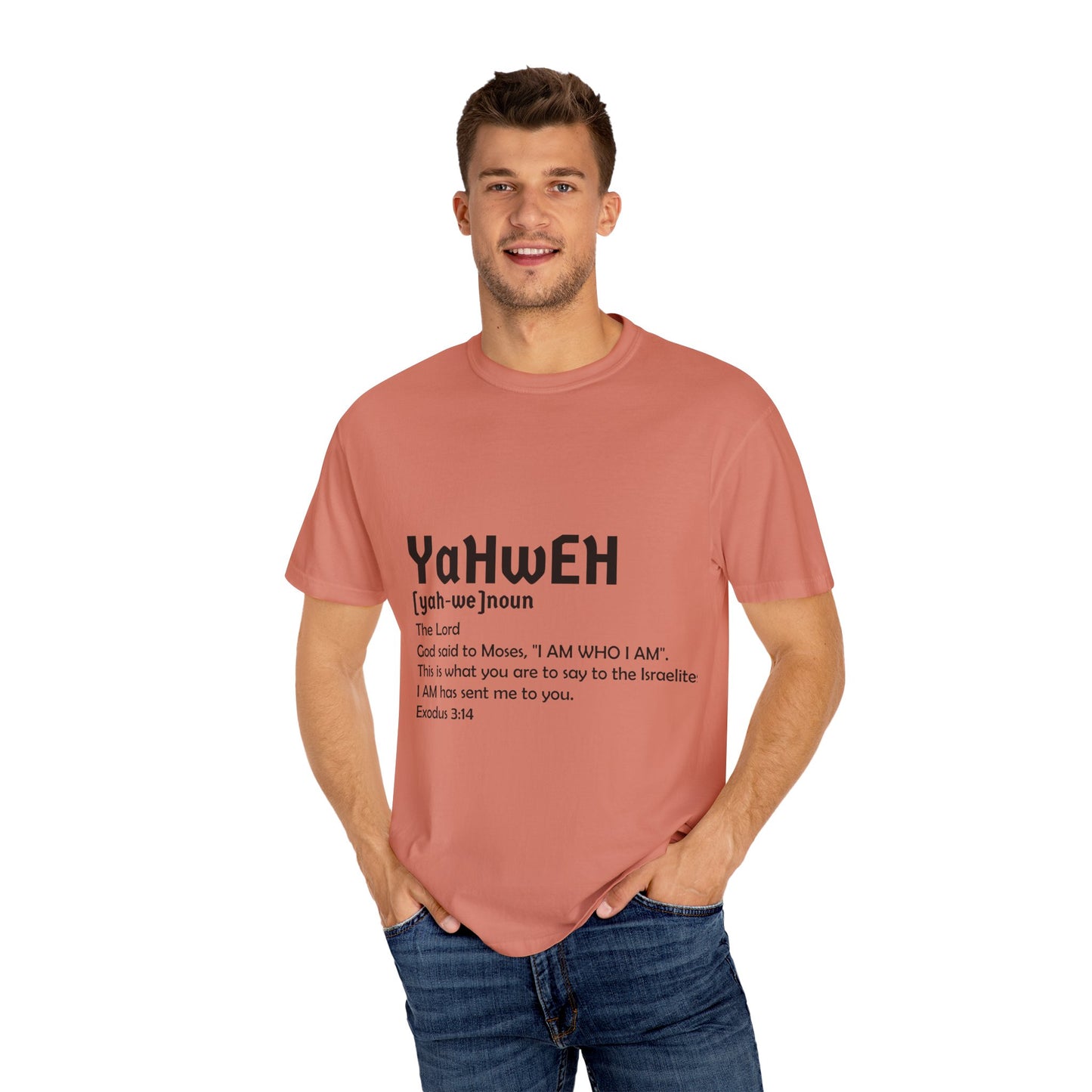 Unisex Garment-Dyed T-Shirt - Yahweh Faith Tee