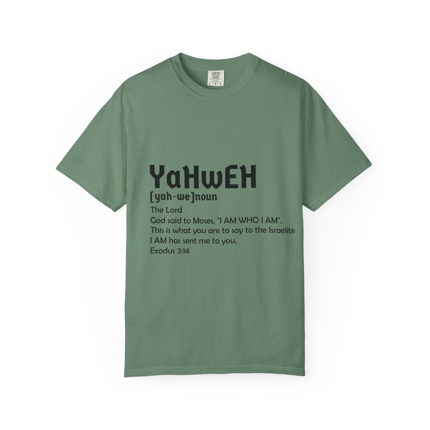 Unisex Garment-Dyed T-Shirt - Yahweh Faith Tee