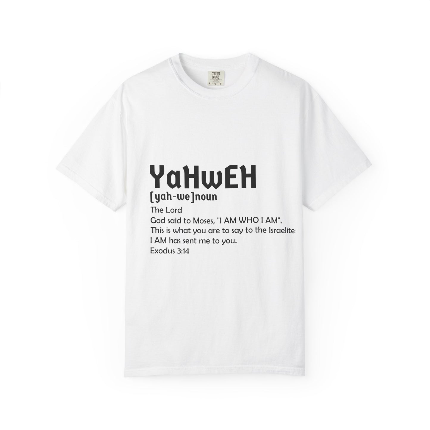 Unisex Garment-Dyed T-Shirt - Yahweh Faith Tee