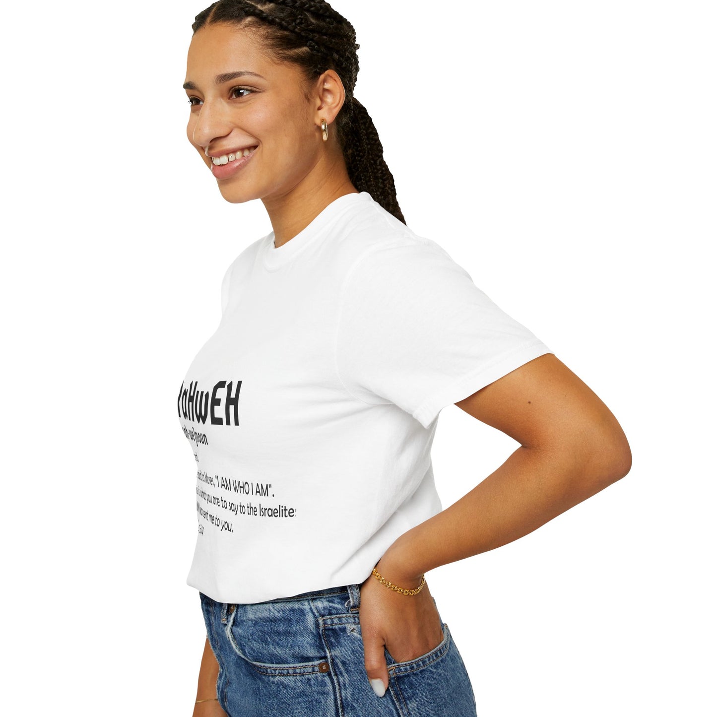 Unisex Garment-Dyed T-Shirt - Yahweh Faith Tee