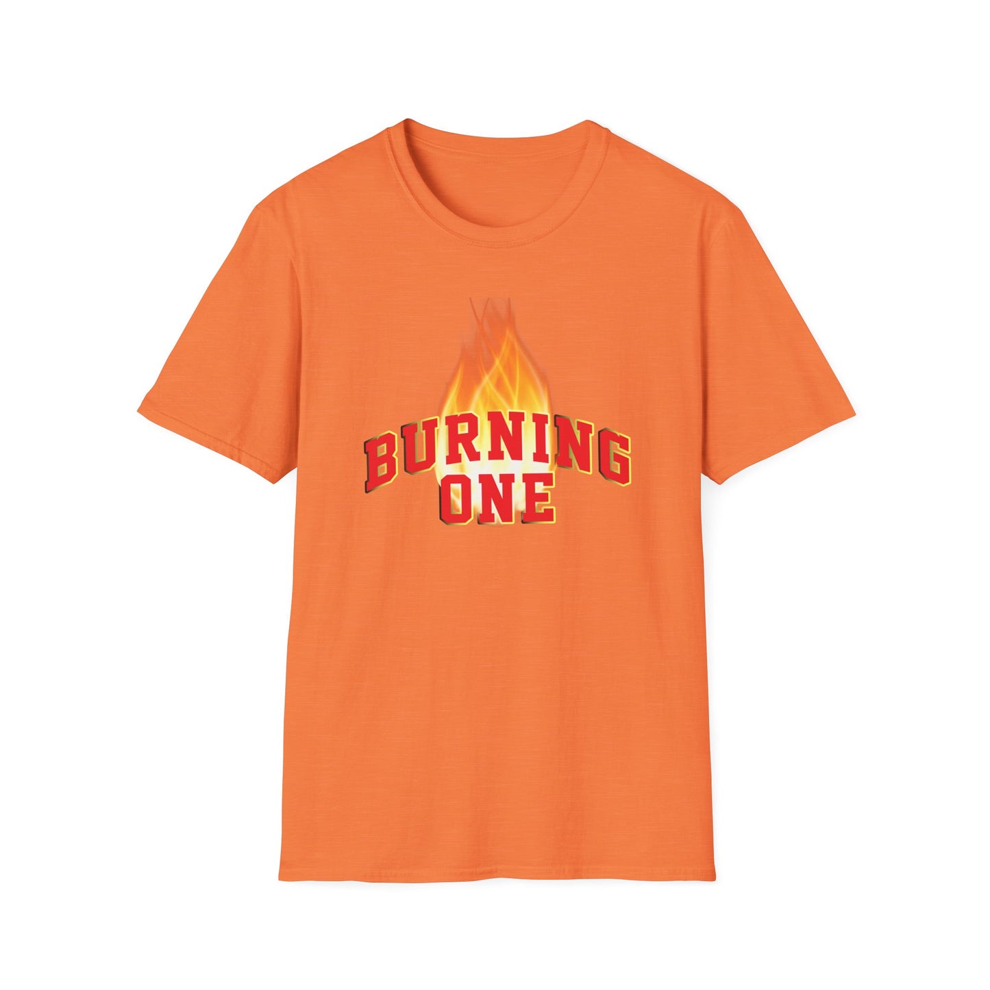 Burning One Unisex Softstyle T-Shirt - Bold Statement Tee for Casual Wear