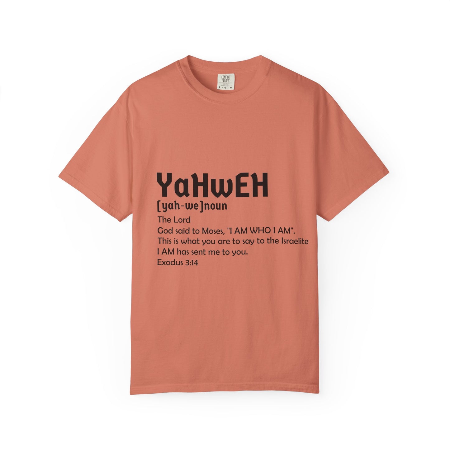 Unisex Garment-Dyed T-Shirt - Yahweh Faith Tee
