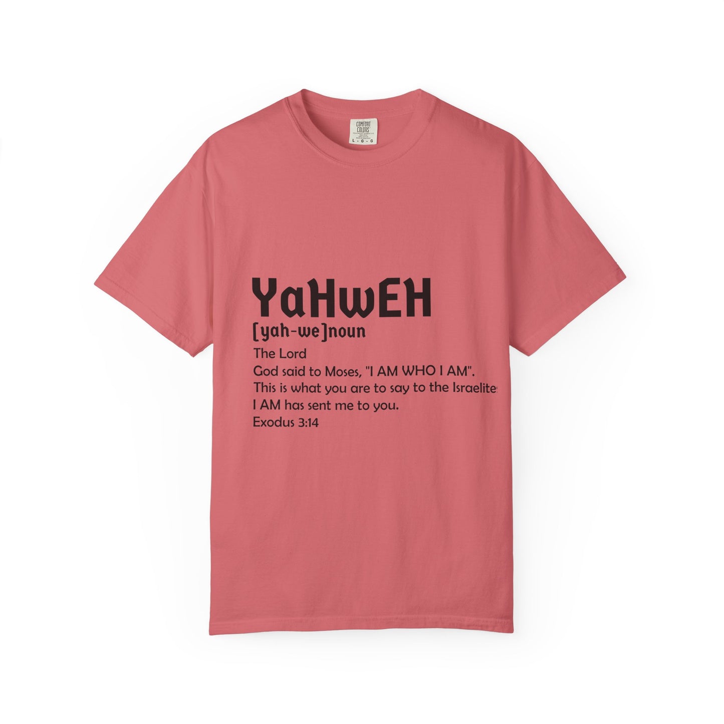 Unisex Garment-Dyed T-Shirt - Yahweh Faith Tee