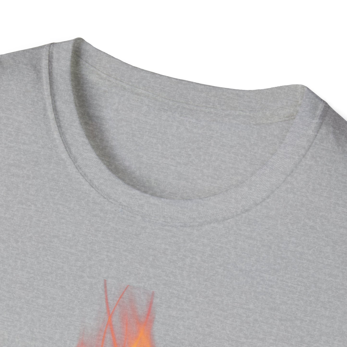 Burning One Unisex Softstyle T-Shirt - Bold Statement Tee for Casual Wear
