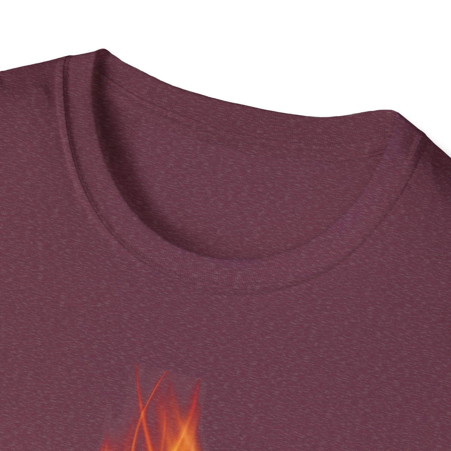 Burning One Unisex Softstyle T-Shirt - Bold Statement Tee for Casual Wear