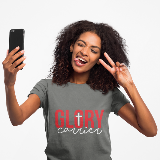 Faith-Inspired Glory Carrier T-Shirt - Unisex Garment-Dyed Tee