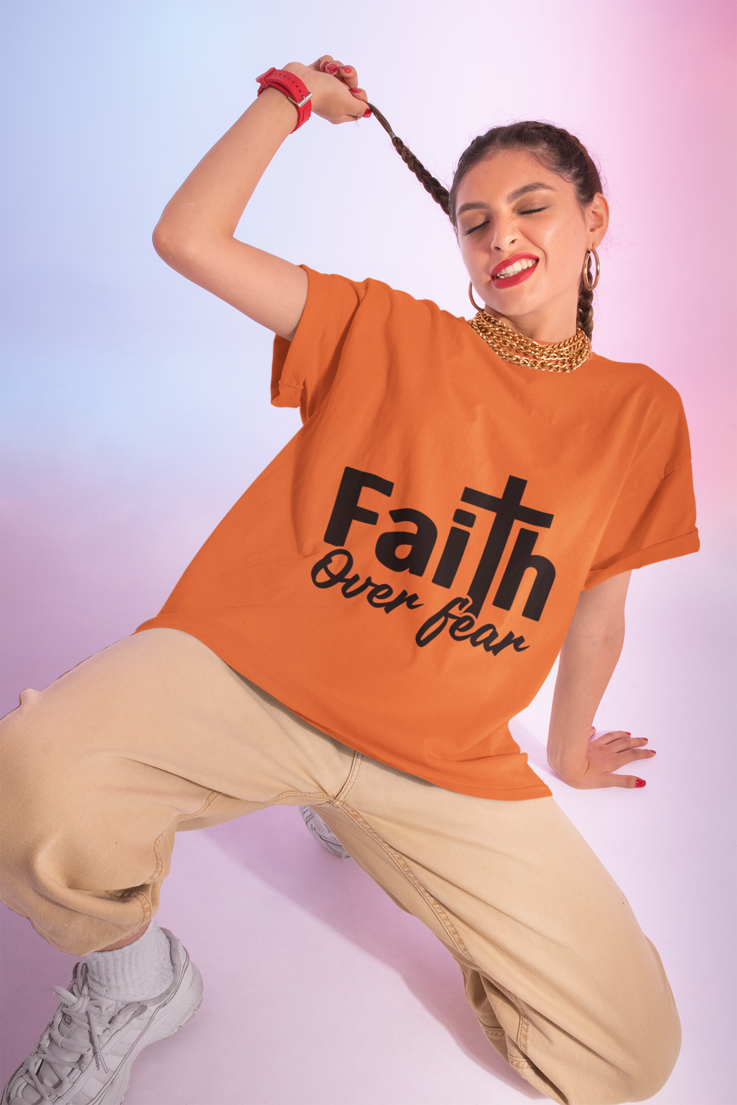 Faith Over Fear Unisex Softstyle T-Shirt
