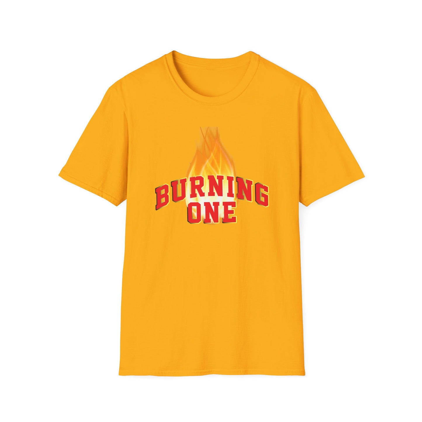 Burning One Unisex Softstyle T-Shirt - Bold Statement Tee for Casual Wear